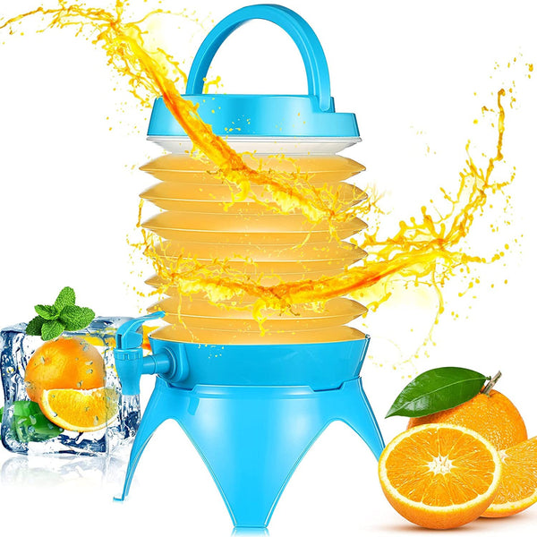 DISPENSER ™ - Contenedor de bebida plegable con grifo